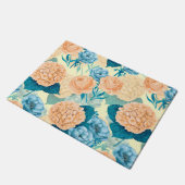 Frühlingsgarten Wasserfarbe Fußmatte (Schrägansicht)