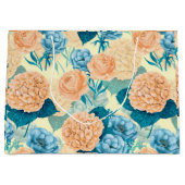 Frühlingsgarten Wasserfarbe Große Geschenktüte (Vorderseite)