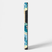 Frühlingsgarten Wasserfarbe iPhone Hülle (Linke Seite)