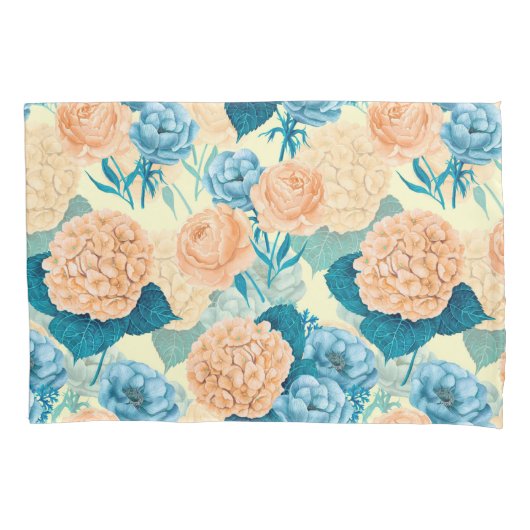 Frühlingsgarten Wasserfarbe Kissenbezug (Vorderseite)