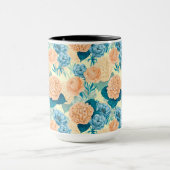Frühlingsgarten Wasserfarbe Tasse (Zentrum)