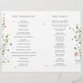 Frühlingsgarten Wildblume Blumengarten Minimalisti (Rückseite)