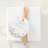 Frühlingsgarten Wildblume Blumengarten Minimalisti Geschenkanhänger (Beispiel)