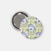 Frühlingsgartenblumen auf Salbei Magnet (Vorderseite/Rückseite)