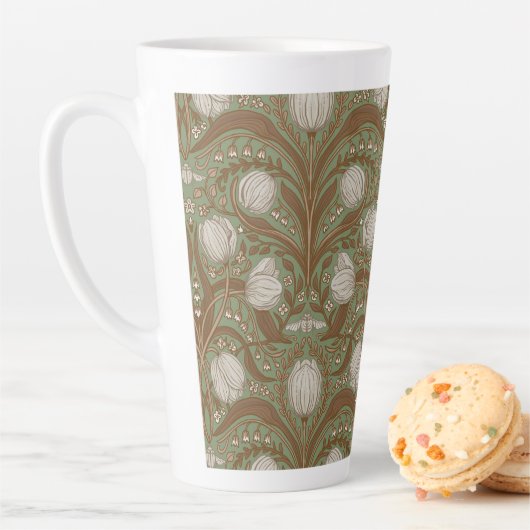 Frühlingsgartenblumen auf Salbei Milchtasse (Beispiel)