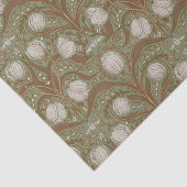 Frühlingsgartenblumen auf Salbei Seidenpapier (Ausschnitt)