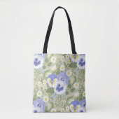 Frühlingsgartenblumen auf Salbei Tasche (Vorderseite)