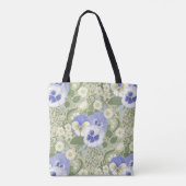 Frühlingsgartenblumen auf Salbei Tasche (Rückseite)