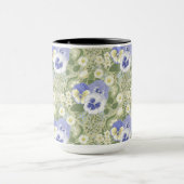 Frühlingsgartenblumen auf Salbei Tasse (Zentrum)