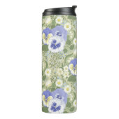 Frühlingsgartenblumen auf Salbei Thermosbecher (Nach links gedreht)