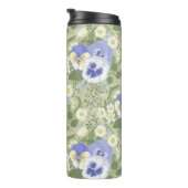 Frühlingsgartenblumen auf Salbei Thermosbecher (Nach rechts gedreht)