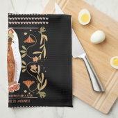 Frühlingsgartenkunst Geschirrtuch (Viertel Falte)