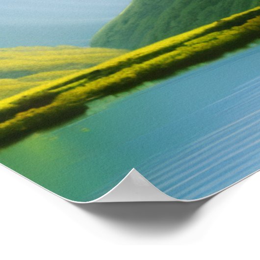 Frühlingsgebirge am Poster (Ecke)