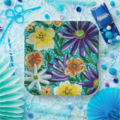 Frühlingsgebirgslandschaft Pappteller (Party)