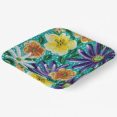 Frühlingsgebirgslandschaft Pappteller (Gewinkelt)