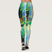 Frühlingsgelb Leggings (Rückseite)