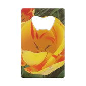 Frühlingsgelbe Tulips Flaschenöffner (Rückseite)