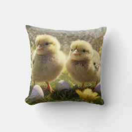 Frühlingsgenuss - Adorable Chicks glückliche Oster Kissen