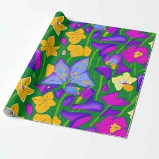 Frühlingsgerüste Geschenkpapier