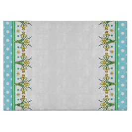 Frühlingsgerüste und Polka-Grenzschneider Schneidebrett