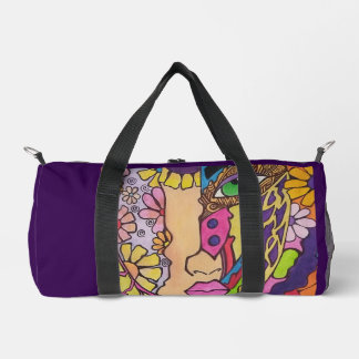 Frühlingsgesicht duffle bag
