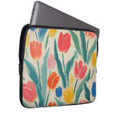 Frühlingsglanz der Tulpen Laptopschutzhülle (Vorne Rechts)