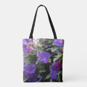 Frühlingsglorie in Blau Tasche (Rückseite)