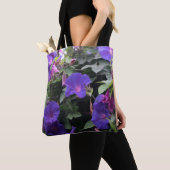 Frühlingsglorie in Blau Tasche (Von Nahem)