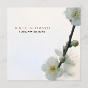 Frühlingsglück/Hochzeit & Anlassflora individuell  Einladung