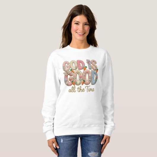 Frühlingsgott ist gut sweatshirt (Vorne ganz)