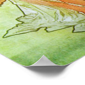 Frühlingsgöttin Poster (Ecke)