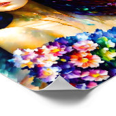 Frühlingsgöttin Poster (Ecke)