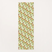 Frühlingsgras Gelbe Wildblumen Aquarell Yogamatte (Vorderseite)