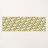 Frühlingsgras Gelbe Wildblumen Aquarell Yogamatte (Vorderseite (Horizontal))