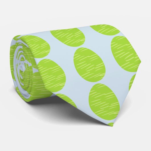 Frühlingsgrauer Ostereier Krawatte (Gerollt)