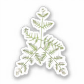 Frühlingsgrün aufkleber (Vorderseite)
