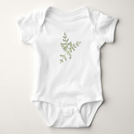 Frühlingsgrün baby strampler (Vorderseite)
