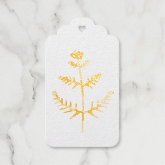 Frühlingsgrün geschenkanhänger (Vorderseite)