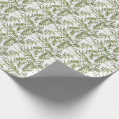 Frühlingsgrün geschenkpapier (Ecke)