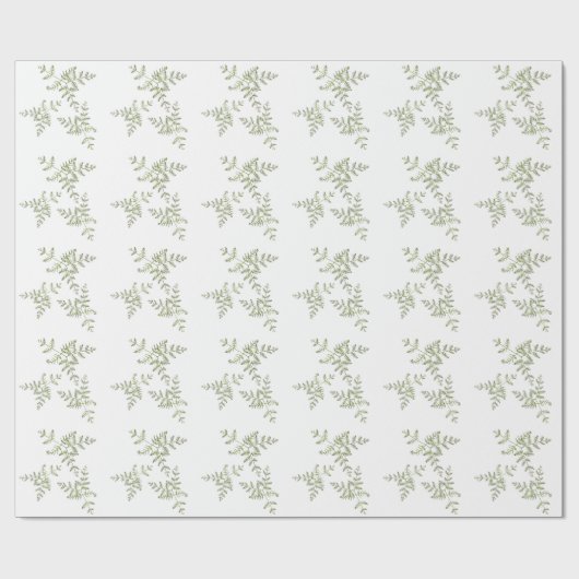 Frühlingsgrün geschenkpapier (Flach)