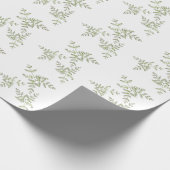 Frühlingsgrün geschenkpapier (Ecke)