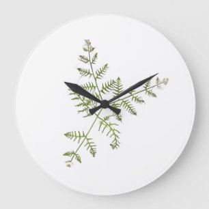 Frühlingsgrün große wanduhr