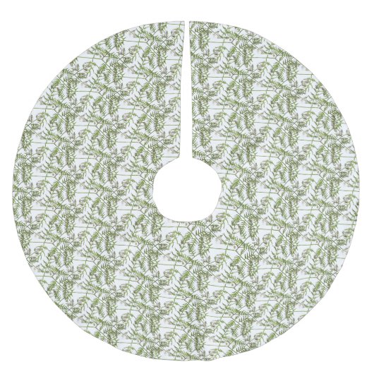 Frühlingsgrün  polyester weihnachtsbaumdecke (Vorderseite)
