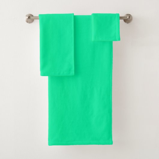 Frühlingsgrün-Verlauf Badhandtuch Set (Insitu)