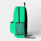 Frühlingsgrün-Verlauf Bedruckter Rucksack (Rechts)