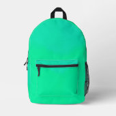 Frühlingsgrün-Verlauf Bedruckter Rucksack (Vorderseite)