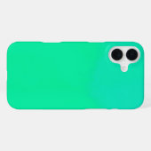 Frühlingsgrün-Verlauf iPhone Hülle (Rückseite (Horizontal))