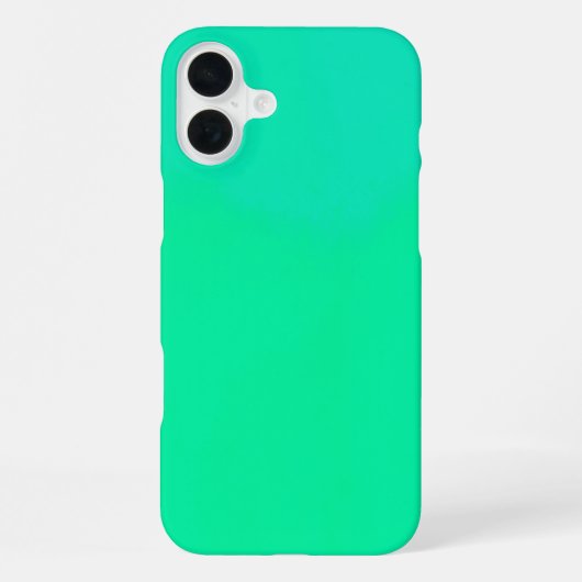 Frühlingsgrün-Verlauf iPhone Hülle (Rückseite)