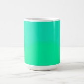 Frühlingsgrün-Verlauf Kaffeetasse (Mittel)