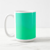 Frühlingsgrün-Verlauf Kaffeetasse (Links)